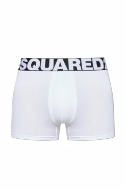 Dsquared2 BIAŁY Bawełniane bokserki z logo