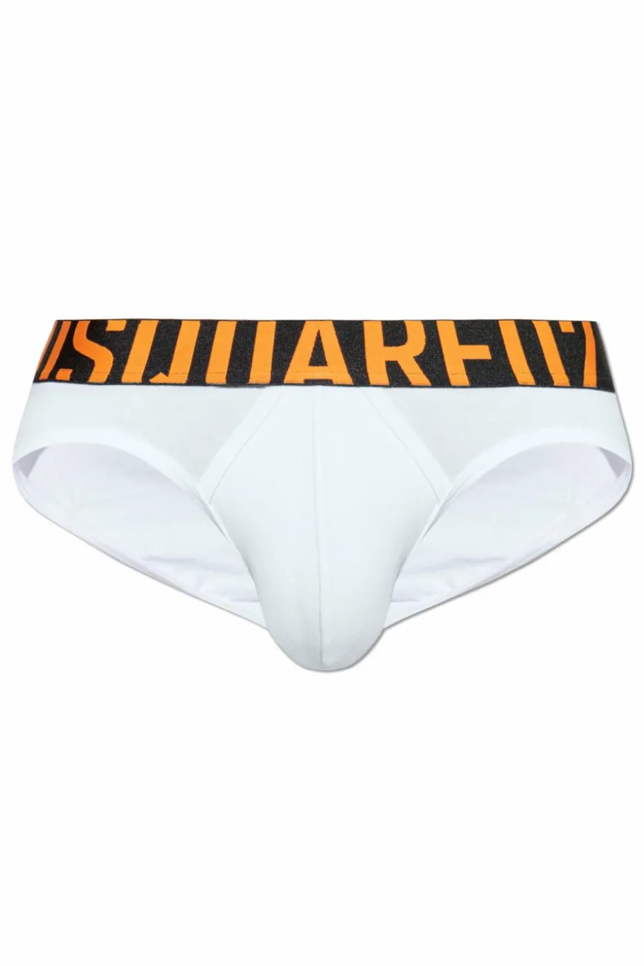 Dsquared2 BIAŁY Bawełniane slipy z logo