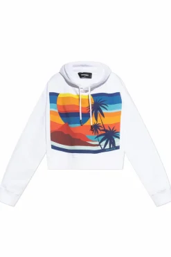 Dsquared2 BIAŁY Bluza kapsuła `Summer Lovers`