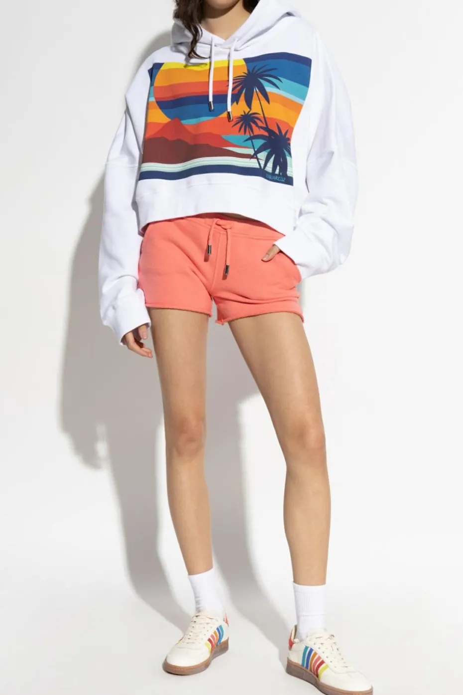 Dsquared2 BIAŁY Bluza kapsuła `Summer Lovers`