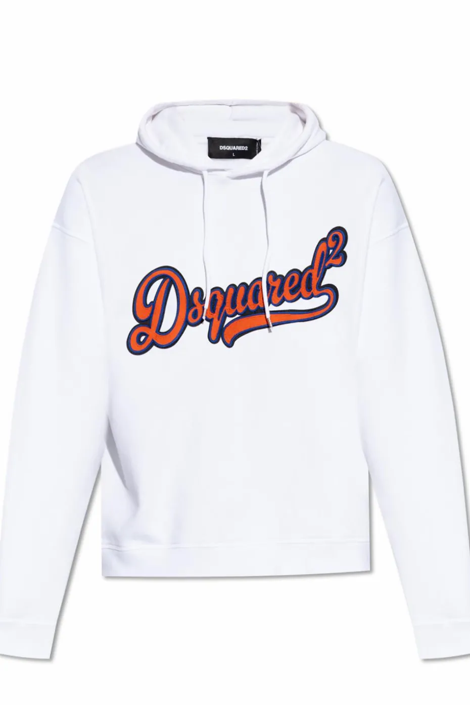 Dsquared2 BIAŁY Bluza z kapturem