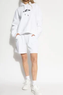 Dsquared2 BIAŁY Bluza z kapturem