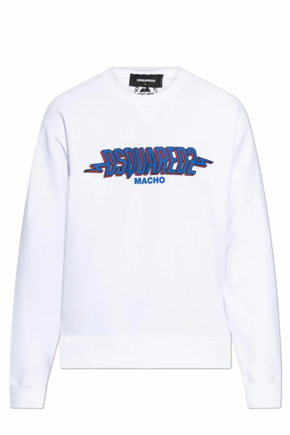 Dsquared2 BIAŁY Bluza z nadrukiem
