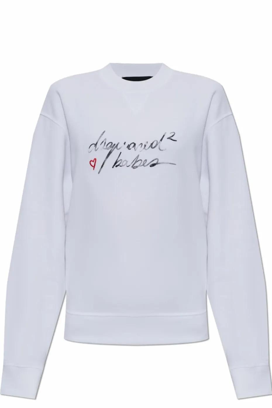 Dsquared2 BIAŁY Bluza z nadrukiem