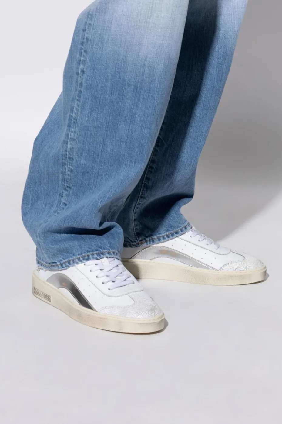 Dsquared2 BIAŁY Buty sportowe `Rider`