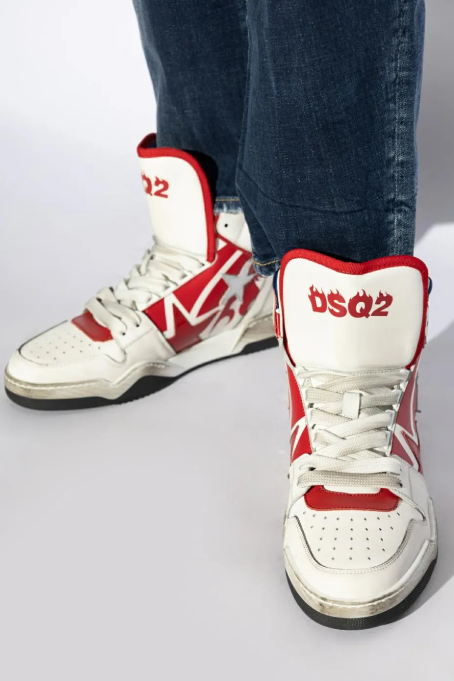 Dsquared2 BIAŁY Buty sportowe `Spiker`