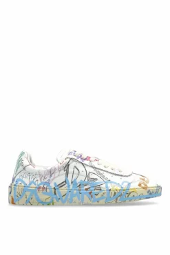 Dsquared2 BIAŁY Buty sportowe `Rider`