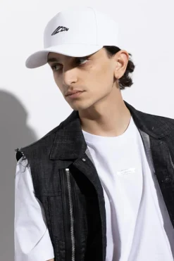 Dsquared2 BIAŁY Czapka z daszkiem