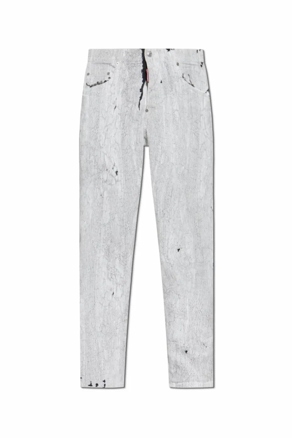 Dsquared2 BIAŁY Jeansy `Skater`