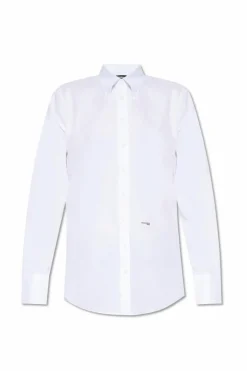 Dsquared2 BIAŁY Koszula z logo