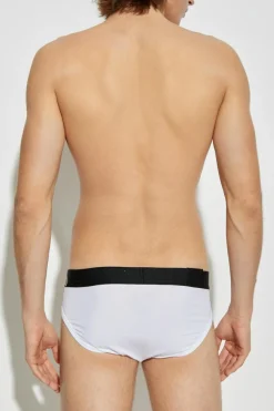 Dsquared2 BIAŁY Slipy z logo