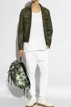 Dsquared2 BIAŁY Spodnie dresowe z logo