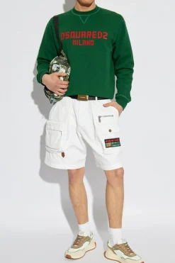 Dsquared2 BIAŁY Szorty `Boxer`