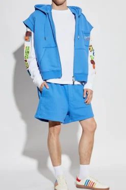 Dsquared2 BIAŁY T-shirt z długimi rękawami kapsuła `Summer Lovers`