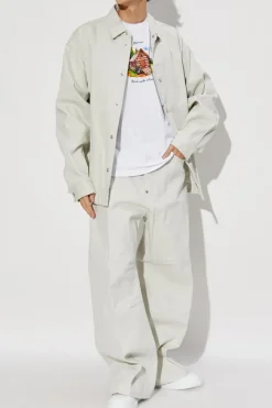 Dsquared2 BIAŁY T-shirt z kolorowym nadrukiem