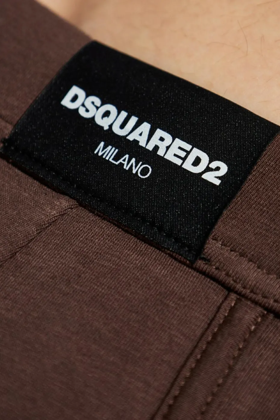 Dsquared2 BRĄZOWY Bokserki z logo