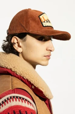 Dsquared2 BRĄZOWY Czapka z daszkiem