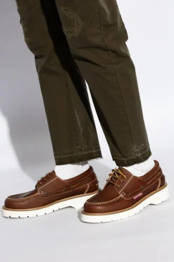 Dsquared2 BRĄZOWY Skórzane buty