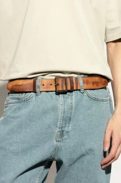 Dsquared2 BRĄZOWY Skórzany pasek