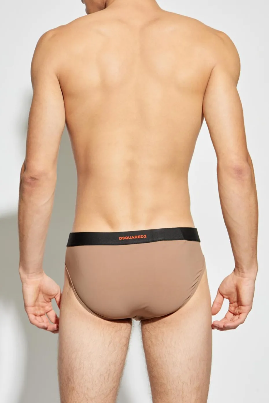 Dsquared2 BRĄZOWY Slipy kąpielowe