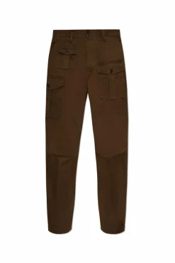 Dsquared2 BRĄZOWY Spodnie `Sexy Cargo`