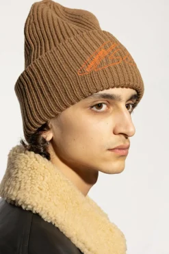 Dsquared2 BRĄZOWY Wełniana czapka