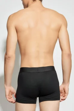 Dsquared2 CZARNY Bawełniane bokserki z logo