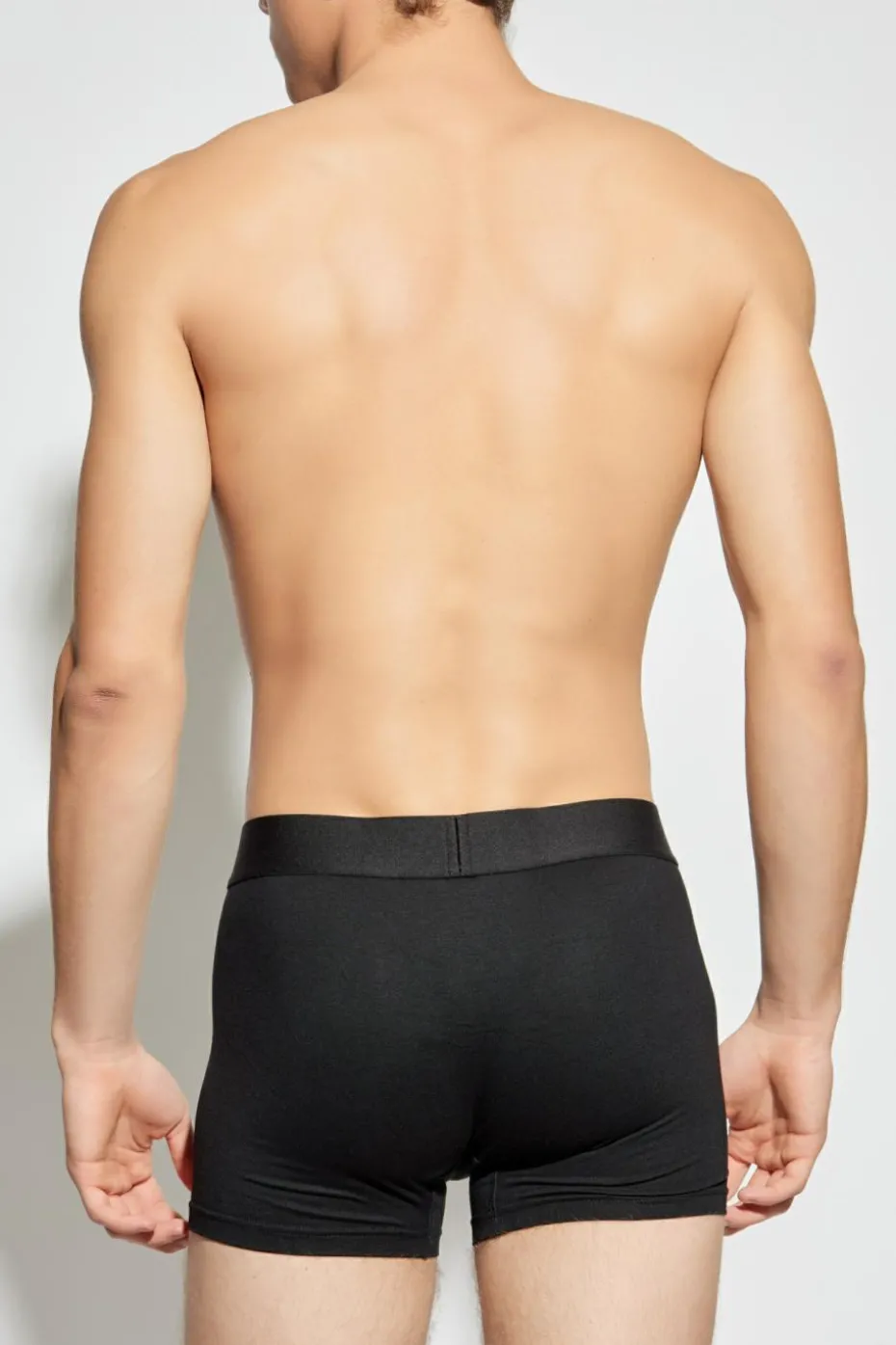 Dsquared2 CZARNY Bawełniane bokserki z logo