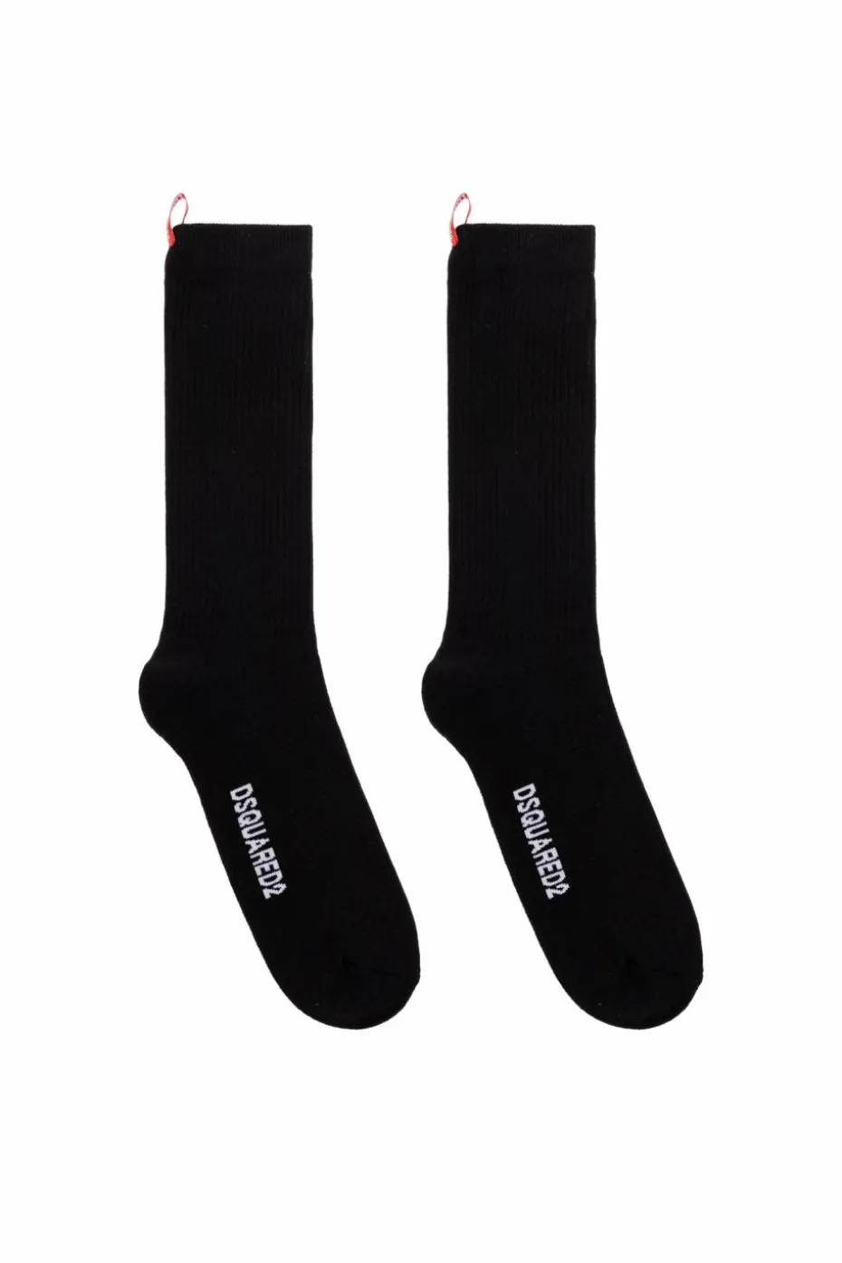 Dsquared2 CZARNY Bawełniane skarpety z logo
