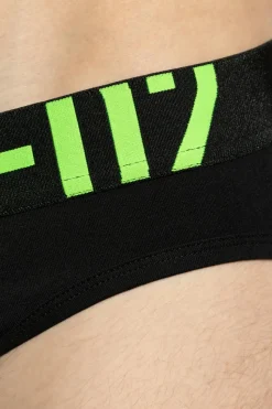Dsquared2 CZARNY Bawełniane slipy z logo
