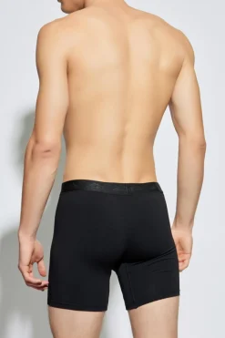 Dsquared2 CZARNY Bawełniane bokserki z logo
