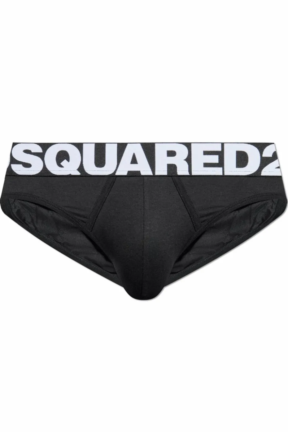 Dsquared2 CZARNY Bawełniane slipy z logo