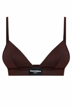 Dsquared2 CZARNY Biustonosz z logo
