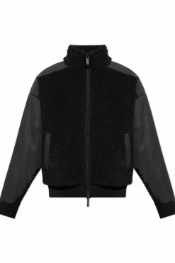 Dsquared2 CZARNY Bluza polarowa ze stójką