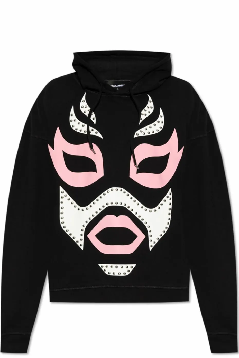 Dsquared2 CZARNY Bluza z aplikacją