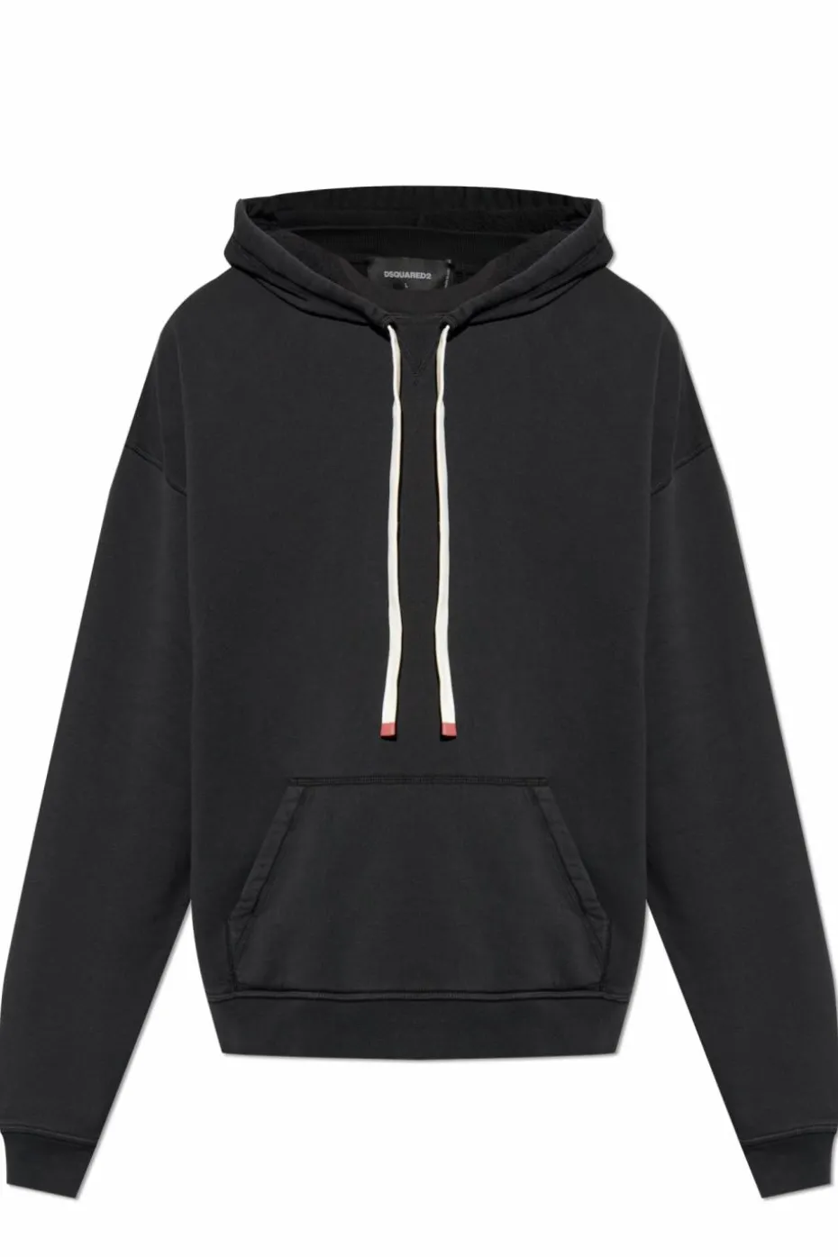 Dsquared2 CZARNY Bluza z kapturem