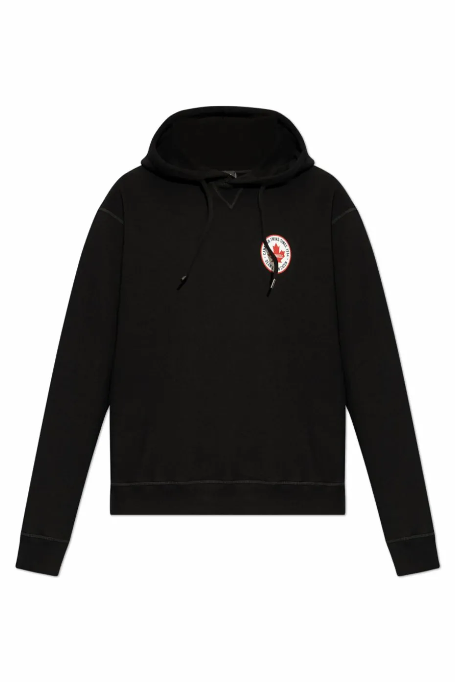 Dsquared2 CZARNY Bluza z kapturem