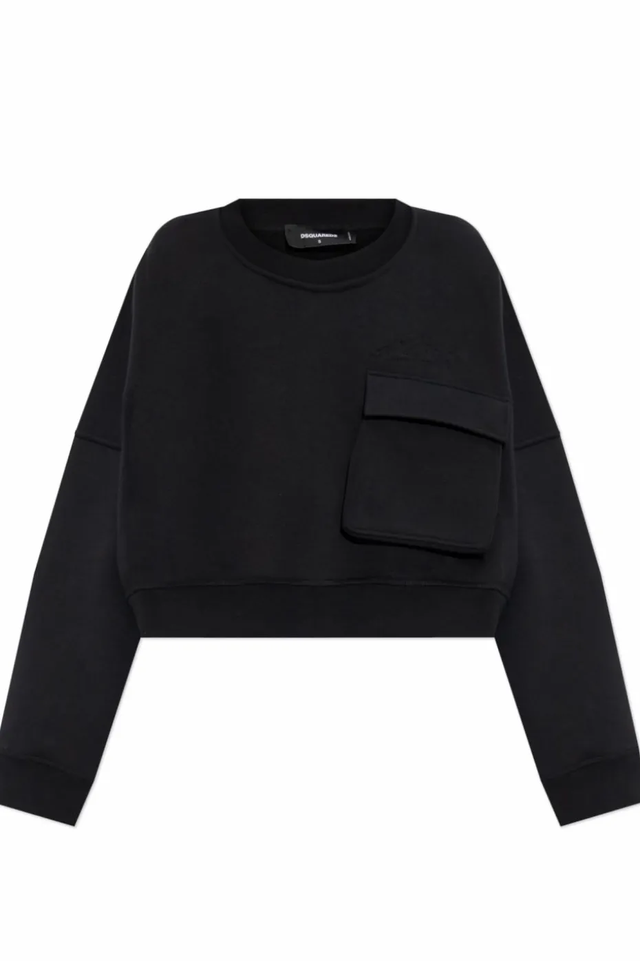 Dsquared2 CZARNY Bluza z kieszenią