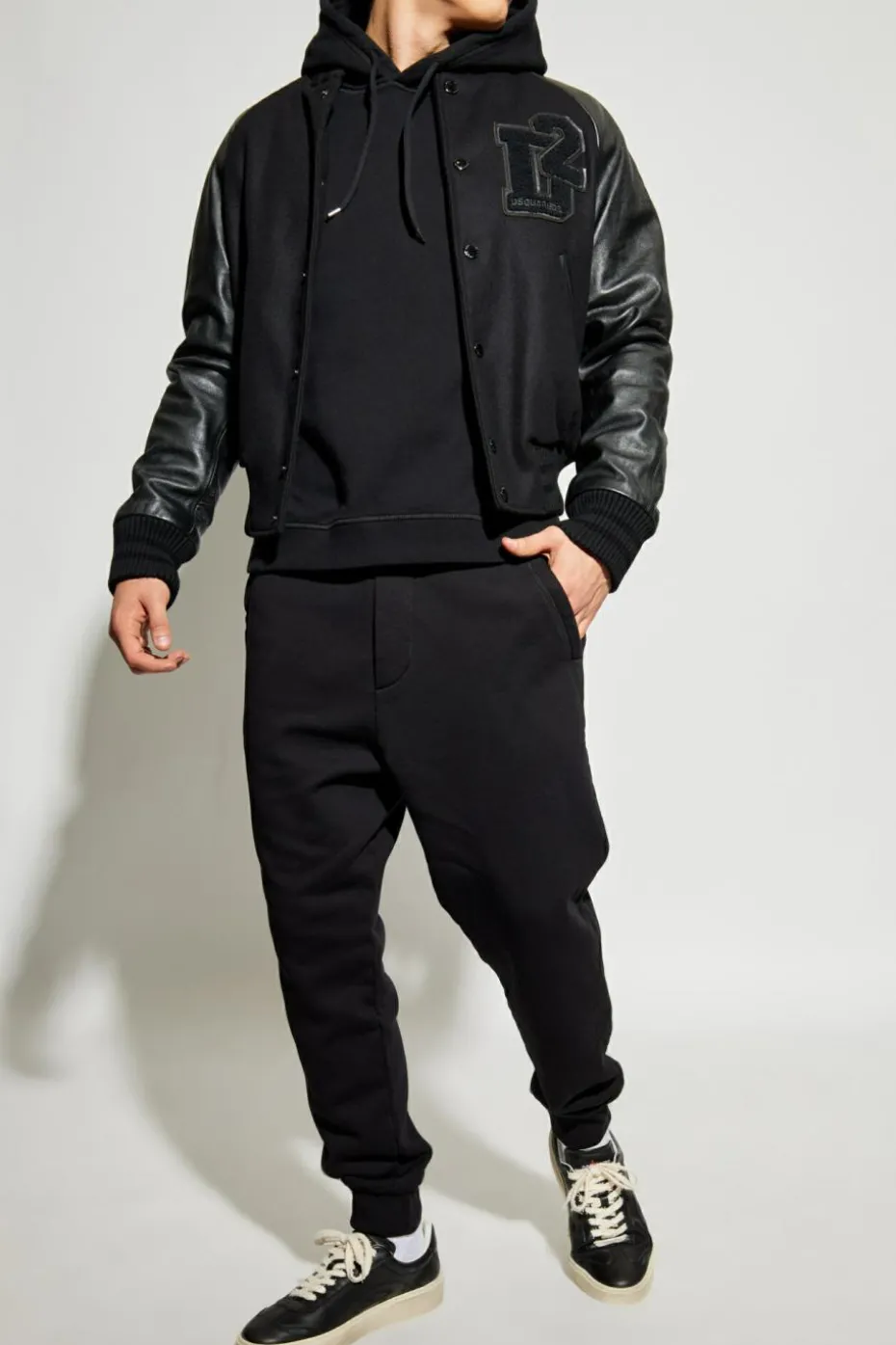 Dsquared2 CZARNY Bluza z logo