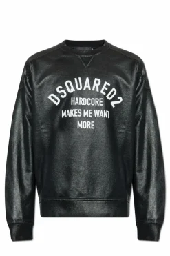 Dsquared2 CZARNY Bluza z logo