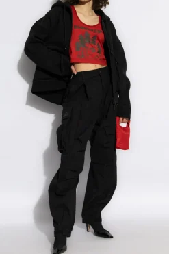 Dsquared2 CZARNY Bluza z logo
