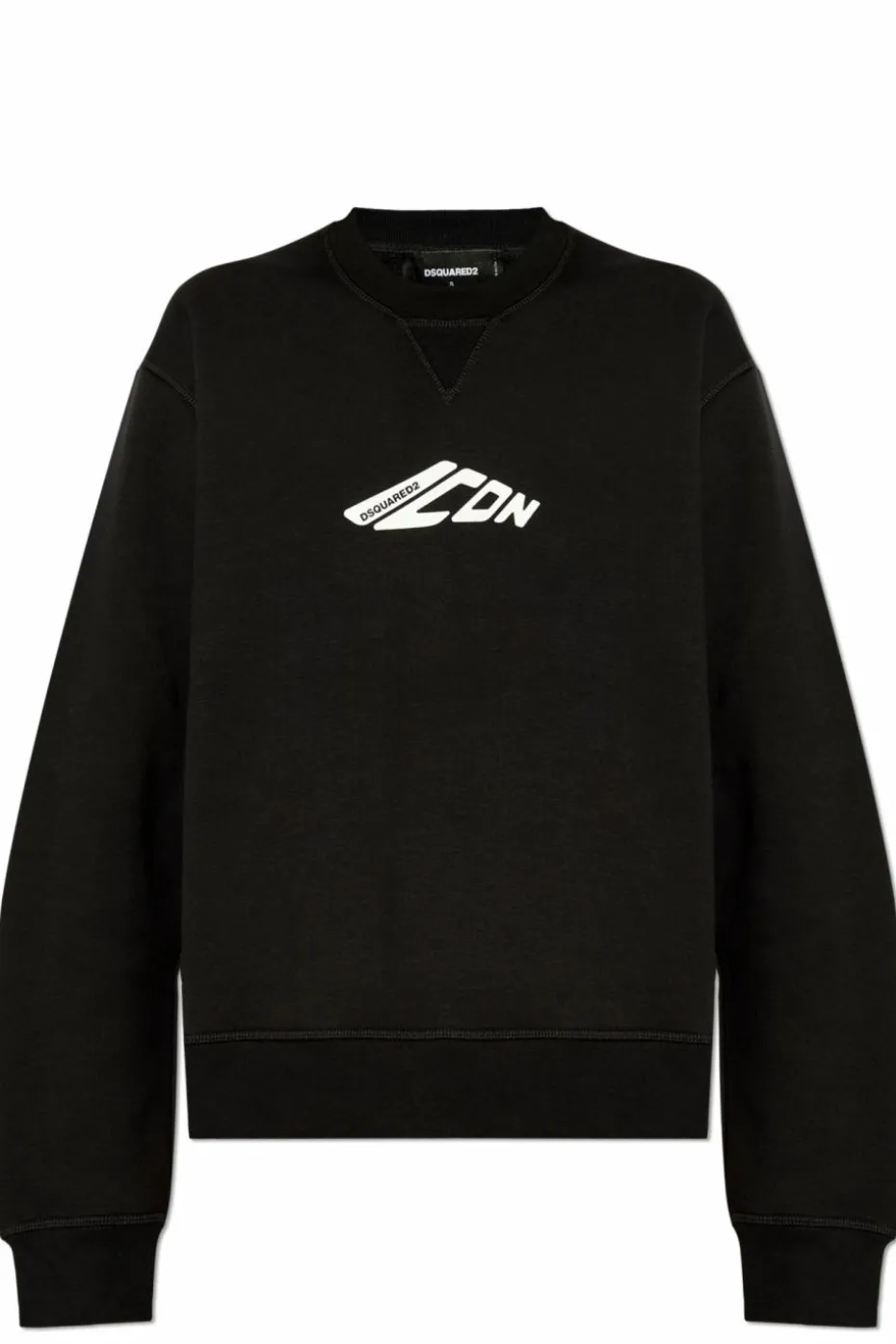 Dsquared2 CZARNY Bluza z nadrukowanym logo