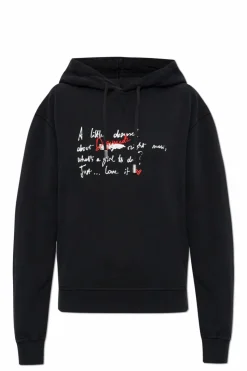 Dsquared2 CZARNY Bluza z nadrukiem