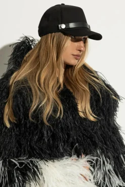 Dsquared2 CZARNY Czapka z daszkiem