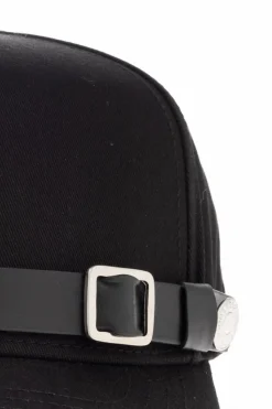 Dsquared2 CZARNY Czapka z daszkiem