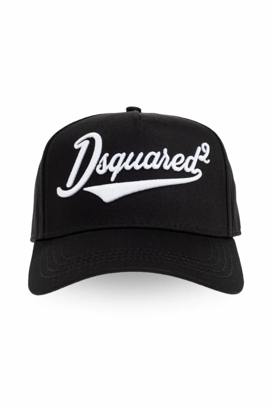 Dsquared2 CZARNY Czapka z daszkiem
