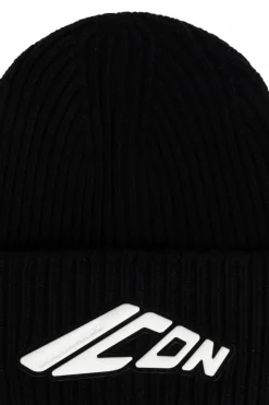 Dsquared2 CZARNY Czapka z logo