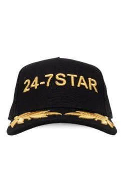 Dsquared2 CZARNY Czapka z daszkiem