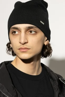 Dsquared2 CZARNY Czapka z logo