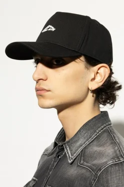 Dsquared2 CZARNY Czapka z daszkiem